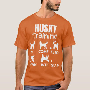 Camiseta Husky Training Husky Dog Tricks