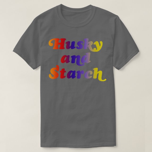 Camiseta Husky y Starch the Benny Hill Show Sketch (Diseño del anverso)