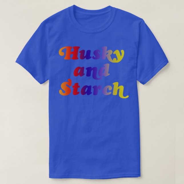 Camiseta Husky y Starch the Benny Hill Show Sketch (Diseño del anverso)