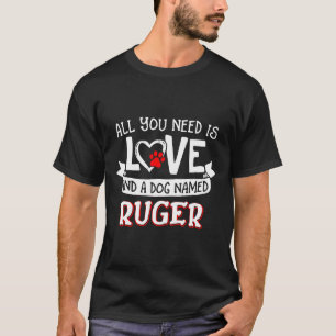 Camiseta Husky Y Un Perro Llamado Ruger Small Large