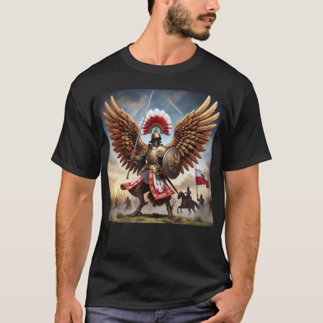Camiseta Hussars alados de Polonia - Alas de la gloria (Anverso)