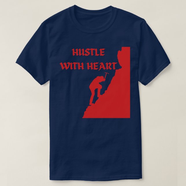 Camiseta Hustar con el corazón (Diseño del anverso)