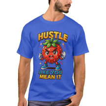 Hustle Como Quieres Decir It Chibi Strawberry Tee