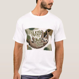 Camiseta Hustle en tu propio ritmo gráfico
