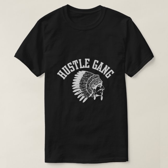 Camiseta Hustle Gang T Shirt (Diseño del anverso)