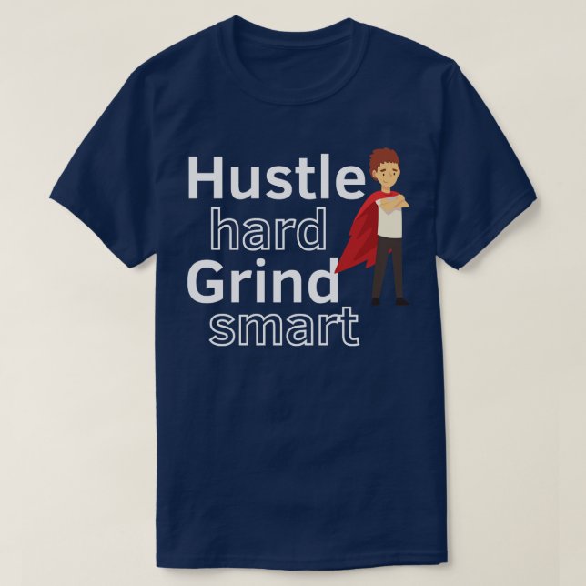 Camiseta Hustle Hard 5 (Diseño del anverso)