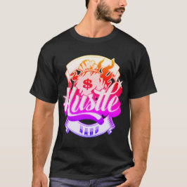 Camiseta Hustle Hard Tee con diseño de Hip Hop en la parte