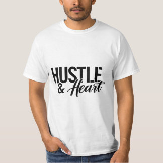 Camiseta Hustle & Heart