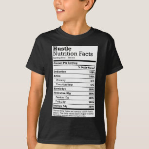 Camiseta Hustle Nutrition Hacts Navidades Rap de regalo de 