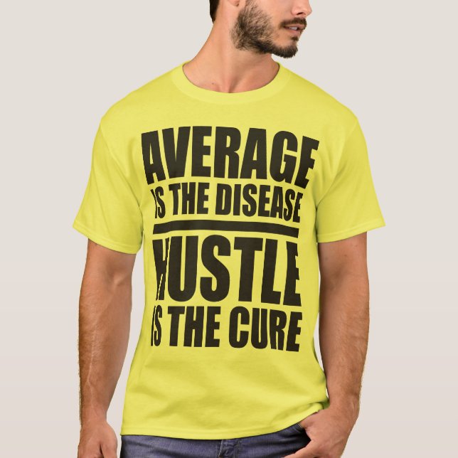 Camiseta Hustle - Palabras motivacionales (Anverso)