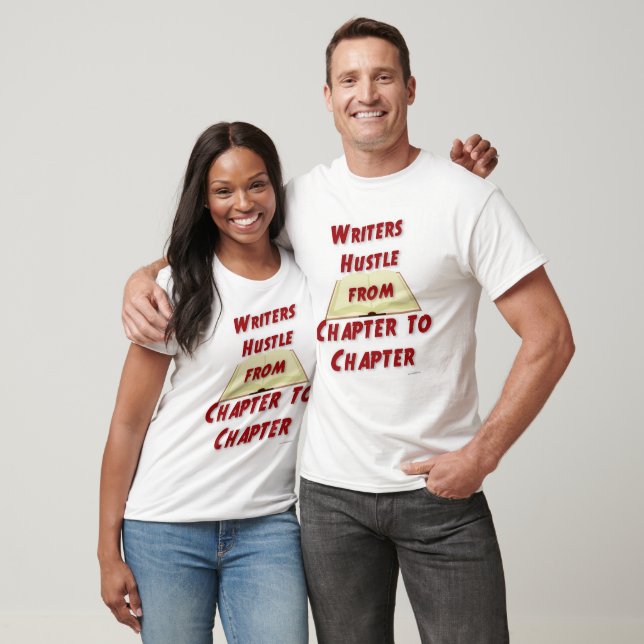 Camiseta Hustle Por Capítulo Lema De Autor Motivacional (Unisexo)