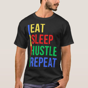 Camiseta Hustle Routine Mood Colors Pocver