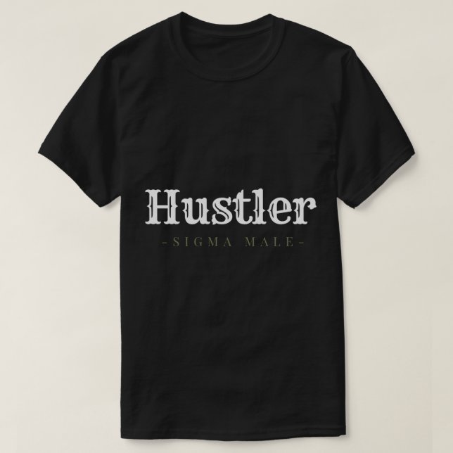 Camiseta Hustler Sigma Male (Diseño del anverso)