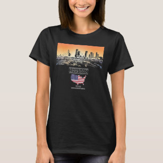 Camiseta huston texas Skyline Vacation Souvenir ciudad