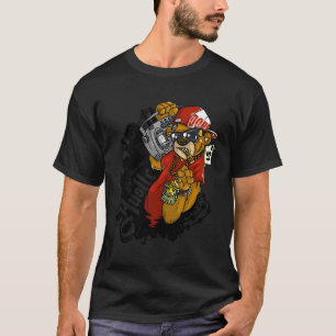 Camiseta Hustre el cadera dura Hop Teddy Bear Gangster Rap 