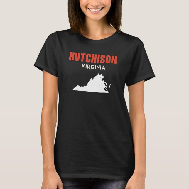 Camiseta Hutchison Virginia Estados Unidos de América Virge (Anverso)