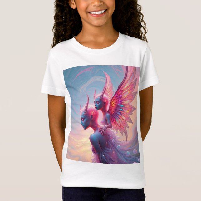 Camiseta Hüterinnen des Himmels – Elara & Vireya (Anverso)