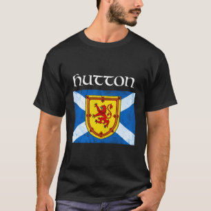 Camiseta Hutton Scottish Clan Hoodie Scotland Flag