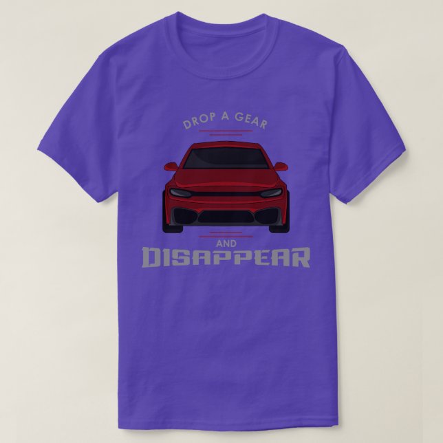 Camiseta Huyendo de Motoristas (Diseño del anverso)