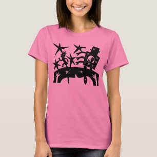 Camiseta Huyendo De Un Robot