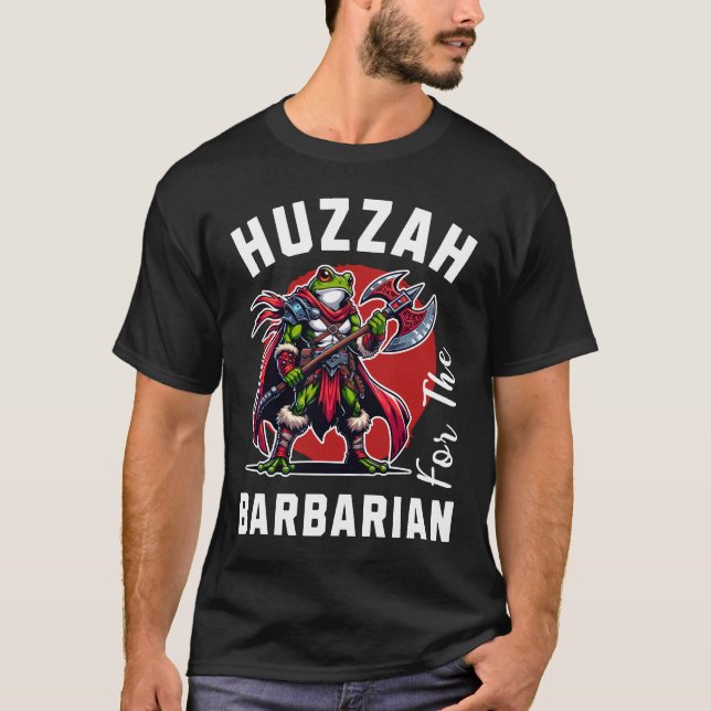 Camiseta Huzzah Barbarian (Anverso)