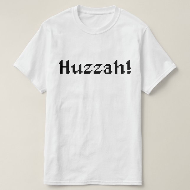 Camiseta ¡Huzzah de 8 bits! (Diseño del anverso)