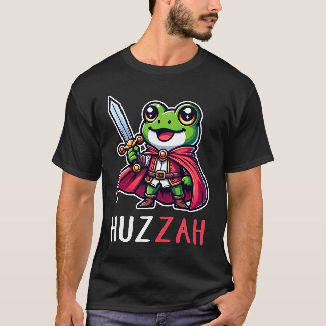 Camiseta Huzzah Frog (Anverso)