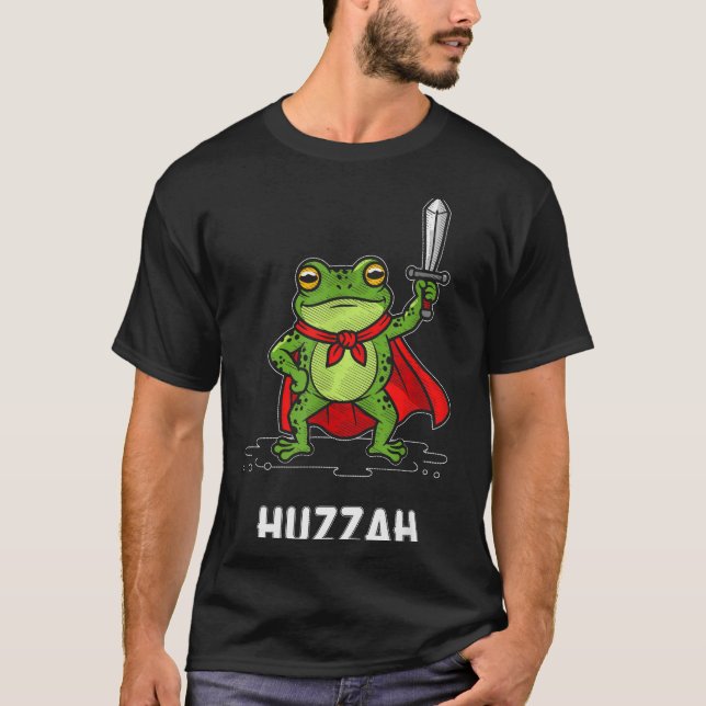 Camiseta Huzzah Frog  (Anverso)
