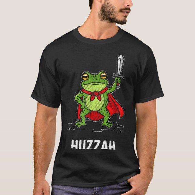 Camiseta Huzzah Frog  (Anverso)