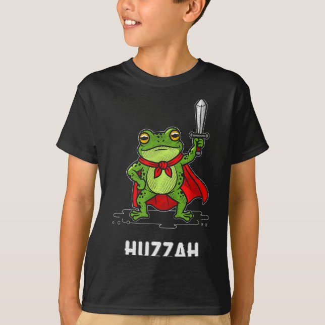Camiseta Huzzah Frog  (Anverso)