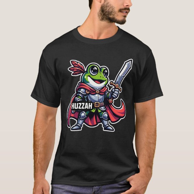Camiseta Huzzah Frog Knight (Anverso)