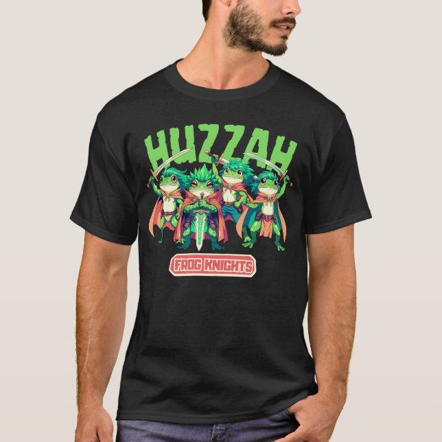 Camiseta Huzzah Frog Knights (Anverso)
