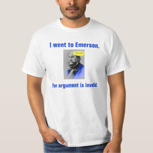 Camiseta Huzzah, fui a Emerson., su discusión estoy en…
