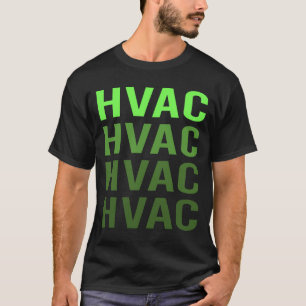 Camiseta HVAC de gradiente blanco