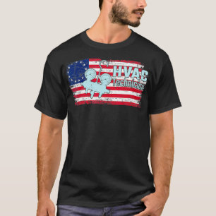 Camiseta Hvac Tech Gift Betsy Ross Bandera de Estados Unido