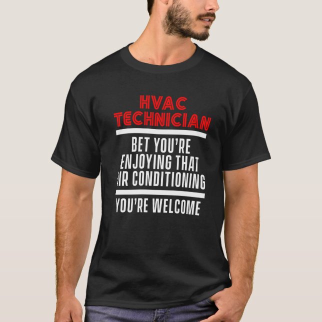 Camiseta Hvac Technician Hvac Tech 6 (Anverso)