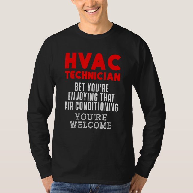 Camiseta Hvac Technician Hvac Tech 6 (Anverso)