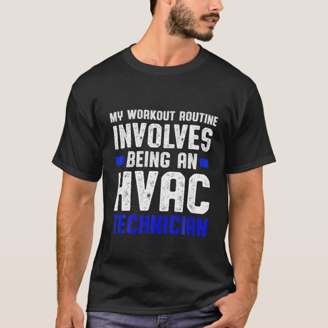 Camiseta HVAC Technician Workout Funny HVAC Tech (Anverso)