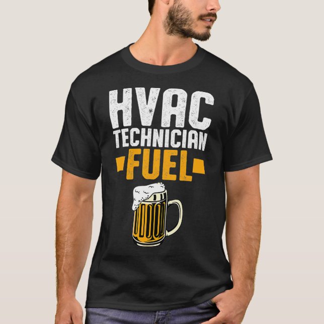 Camiseta HVAC Technier Beer Funny HVAC Tech _1 (Anverso)