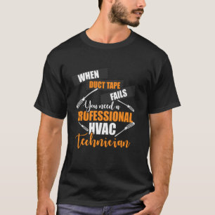 Camiseta Hvac Técnico Profesional Funny Hvac Tech