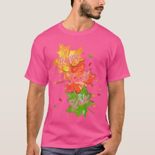 Camiseta Hy Cute Fall Happy Fall Yall Autums Leaves Costume