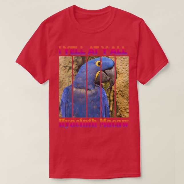 Camiseta hyacinth macaw 1 (Diseño del anverso)