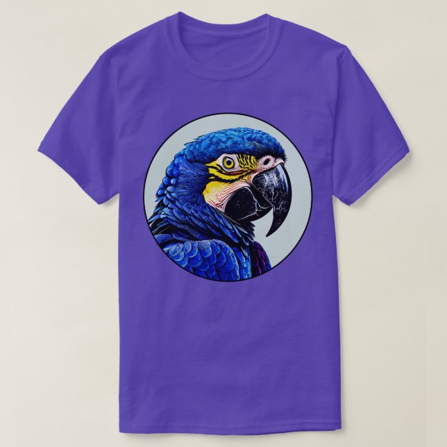 Camiseta Hyacinth Macaw 17 (Diseño del anverso)