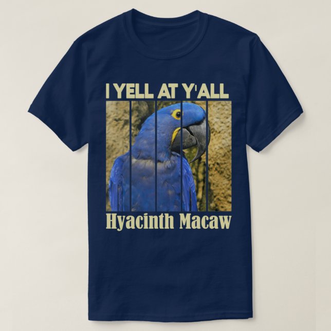 Camiseta hyacinth macaw 2 (Diseño del anverso)