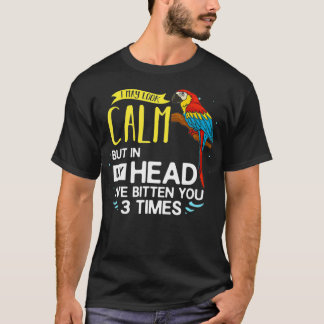 Camiseta Hyacinth Macaw Gift Scarlet Greenwing Bird