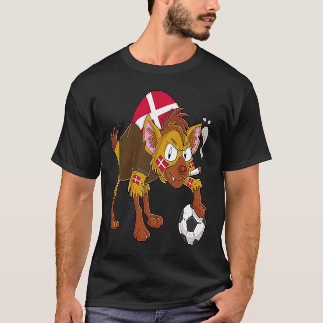 Camiseta Hyäne Fan Dinamarca (Anverso)