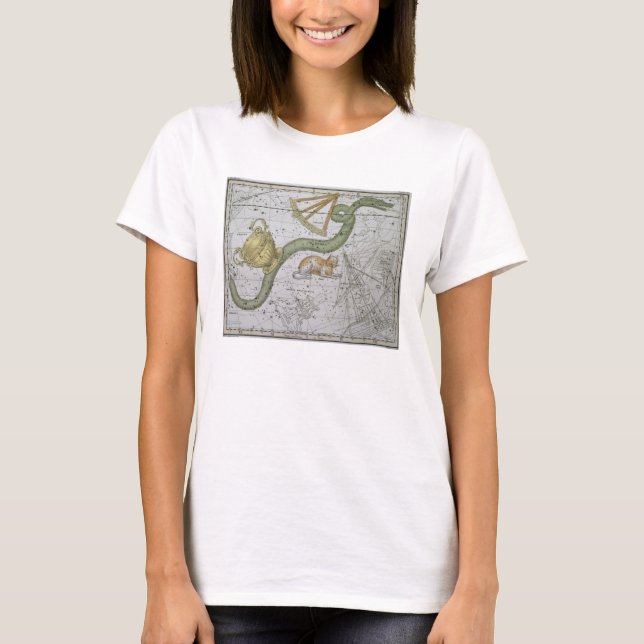 Camiseta Hydra, de 'A Celestial Atlas', pub en 1822 (col. (Anverso)