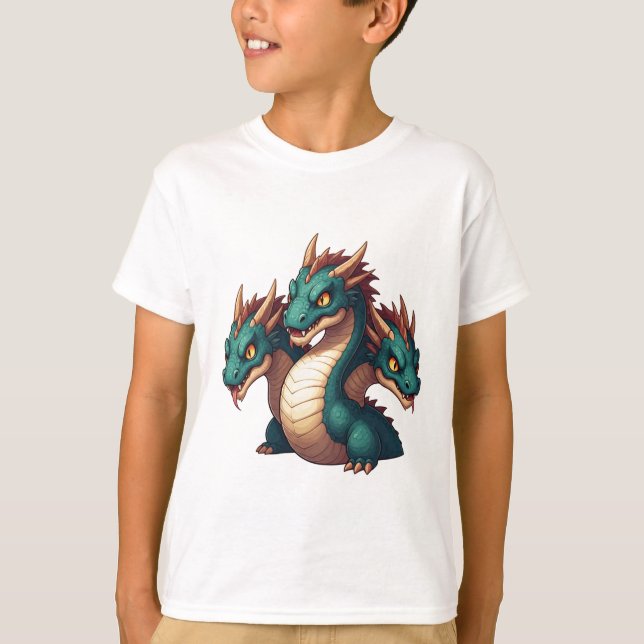 Camiseta Hydra de tres cabezas (Anverso)
