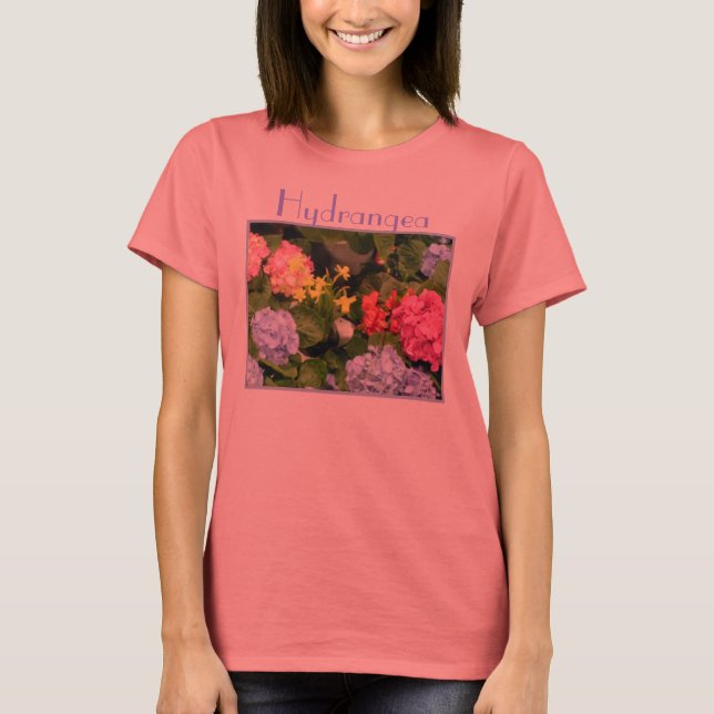 Camiseta Hydrangea Hues (Anverso)