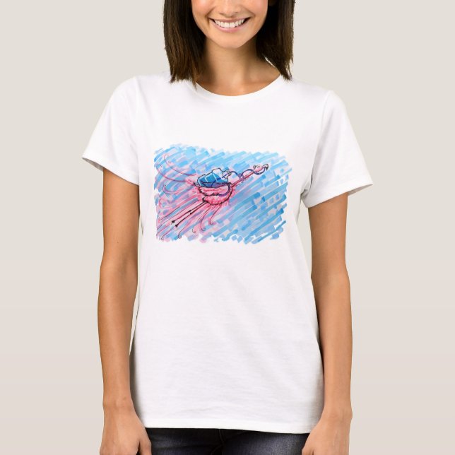 Camiseta Hydrated Flamingo (Anverso)